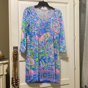Blue patterned Lily Pulitzer dress
